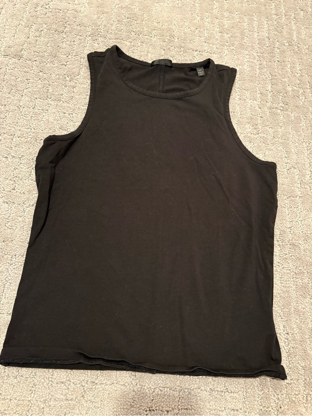 Women Black Muscle Tank Top - Classic Sleeveless Shirt
